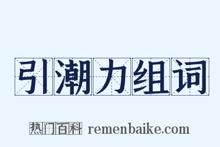 引潮力组词是什么意思的图片